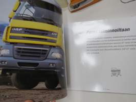 DAF CF-sarja -myyntiesite / truck sales brochure, in finnish