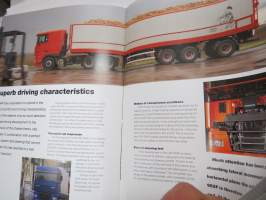 DAF 95 XF -myyntiesite, englanninkielinen / truck sales brochure, in english