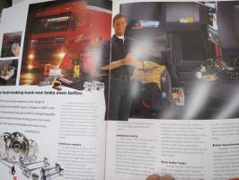 DAF 95 XF -myyntiesite, englanninkielinen / truck sales brochure, in english