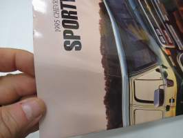 Chevrolet Sportvan 1995 -sales brochure / myyntiesite, englanninkielinen