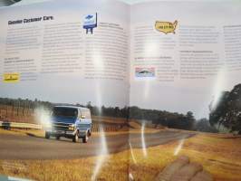 Chevrolet Sportvan 1995 -sales brochure / myyntiesite, englanninkielinen