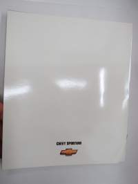Chevrolet Sportvan 1995 -sales brochure / myyntiesite, englanninkielinen