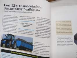 Ford / New Holland 40-sarjan 75-120 hv traktori mallit 5640, 6640, 7740, 7840, 8240, 8340 -myyntiesite / tractor sales brochure, in finnish