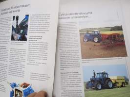 Ford / New Holland 30-sarjan traktori mallit 8630, 8730, 8830 -myyntiesite / tractor sales brochure, in finnish