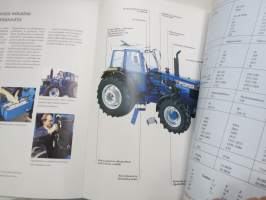Ford / New Holland 30-sarjan traktori mallit 8630, 8730, 8830 -myyntiesite / tractor sales brochure, in finnish