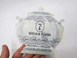 7 smaa (små) hjem -ruokalista / menu