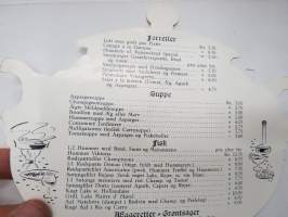 7 smaa (små) hjem -ruokalista / menu