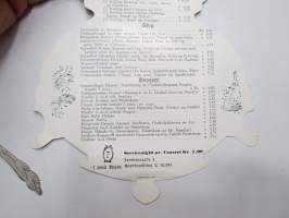 7 smaa (små) hjem -ruokalista / menu