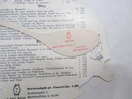 7 smaa (små) hjem -ruokalista / menu