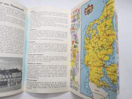 Danmark -matkailuesite / kartta - travel brochure / tourist map