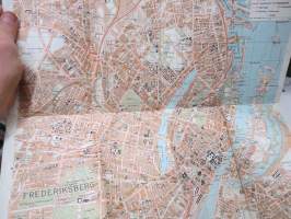 Central Kobenhavn turistkort -matkailuesite / kartta - travel brochure / tourist map