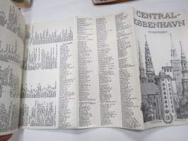 Central Kobenhavn turistkort -matkailuesite / kartta - travel brochure / tourist map