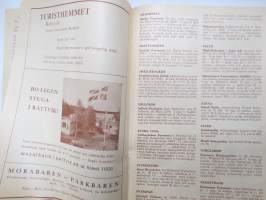 Hur resa och var bo i Dalarna 1958 -matkailuesite / kartta - travel brochure / tourist map