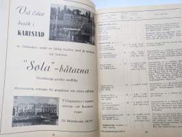 Värmland 1958 -matkailuesite / kartta - travel brochure / tourist map