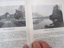 Västerbergslagen i Dalarna 1946 -matkailuesite / kartta - travel brochure / tourist map