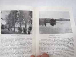 Västerbergslagen i Dalarna 1946 -matkailuesite / kartta - travel brochure / tourist map