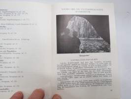Västerbergslagen i Dalarna 1946 -matkailuesite / kartta - travel brochure / tourist map