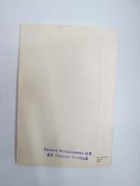Västerbergslagen i Dalarna 1946 -matkailuesite / kartta - travel brochure / tourist map