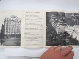 Brussel / Hotel Albert -matkailuesite / kartta - travel brochure / tourist map