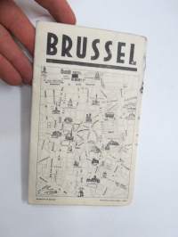 Brussel / Hotel Albert -matkailuesite / kartta - travel brochure / tourist map