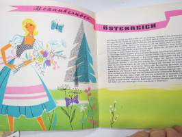 Besauberndes Österreich -matkailuesite / kartta - travel brochure / tourist map