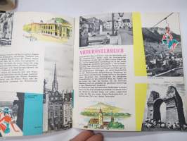 Besauberndes Österreich -matkailuesite / kartta - travel brochure / tourist map
