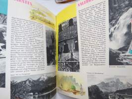 Besauberndes Österreich -matkailuesite / kartta - travel brochure / tourist map