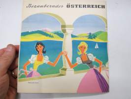 Besauberndes Österreich -matkailuesite / kartta - travel brochure / tourist map