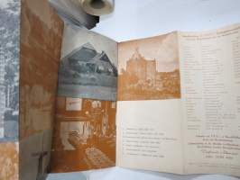 Provinsen Noor-Holland -matkailuesite / kartta - travel brochure / tourist map