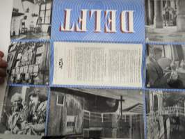 Delft -matkailuesite / kartta - travel brochure / tourist map