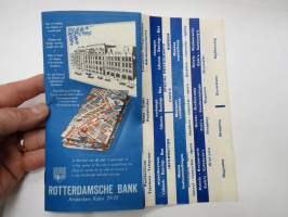 Amsterdam - Holland -matkailuesite / kartta - travel brochure / tourist map