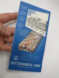 Amsterdam - Holland -matkailuesite / kartta - travel brochure / tourist map