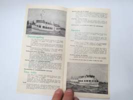 Havenrondvaarten Spido, Rotterdam - Holland -matkailuesite / kartta - travel brochure / tourist map