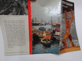 Rotterdam - Holland -matkailuesite / kartta - travel brochure / tourist map