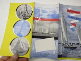 Yachting in Holland - Holland -matkailuesite / kartta - travel brochure / tourist map