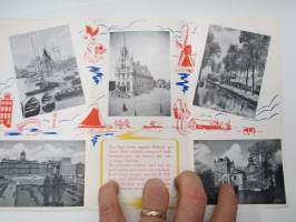 Holland -matkailuesite / kartta - travel brochure / tourist map