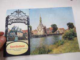 Noordholland - Holland -matkailuesite / kartta - travel brochure / tourist map