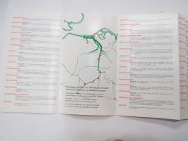 Rotterdam - wereldhaven - Holland -matkailuesite / kartta - travel brochure / tourist map