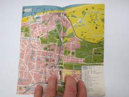 Scheveningen Saison 1953 - Holland -matkailuesite / kartta - travel brochure / tourist map