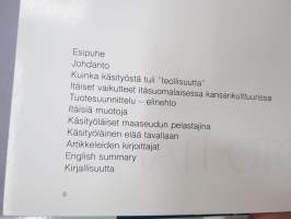 Muoto itää - Käsi- ja taideteollisuutta Itä-Suomessa, esittelee mm. Marja Putus, Eeva Kirsti-Järvelä, Pirjo Kurki, Tuija Hinzell-Paloheimo, Ihva Aula, Tarja Korhonen