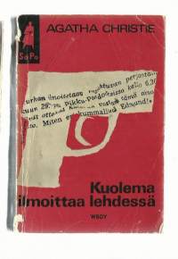 Agatha Christie / Kuolema ilmoittaa lehdessä 1966