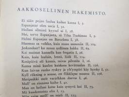 Laulajapoika - Lauluja ja nuotteja I-II -song book