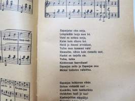 Laulajapoika - Lauluja ja nuotteja I-II -song book