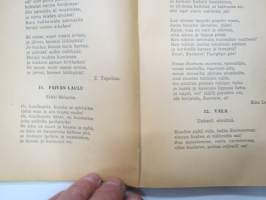 Sotilaan laulukirja 1952 -soldier´s song book