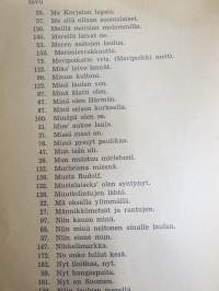 Sotilaan laulukirja 1952 -soldier´s song book