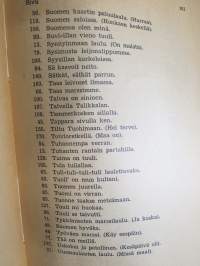 Sotilaan laulukirja 1952 -soldier´s song book