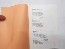 Haarikkakellari lauluvihko -laulukirja / song book
