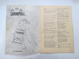 Club Ostrobotnialla on y-laulua -laulukirja / song book