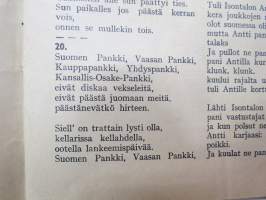 Club Ostrobotnialla on y-laulua -laulukirja / song book