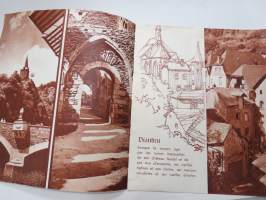 Dianden, Luxembourg -travel brochure / map - matkailuesite / kartta